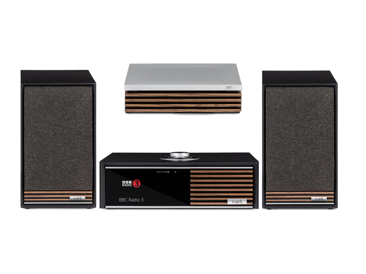 Ruark R610 with Sabre-R Bookshelf Speakers & R-CD100 CD Player