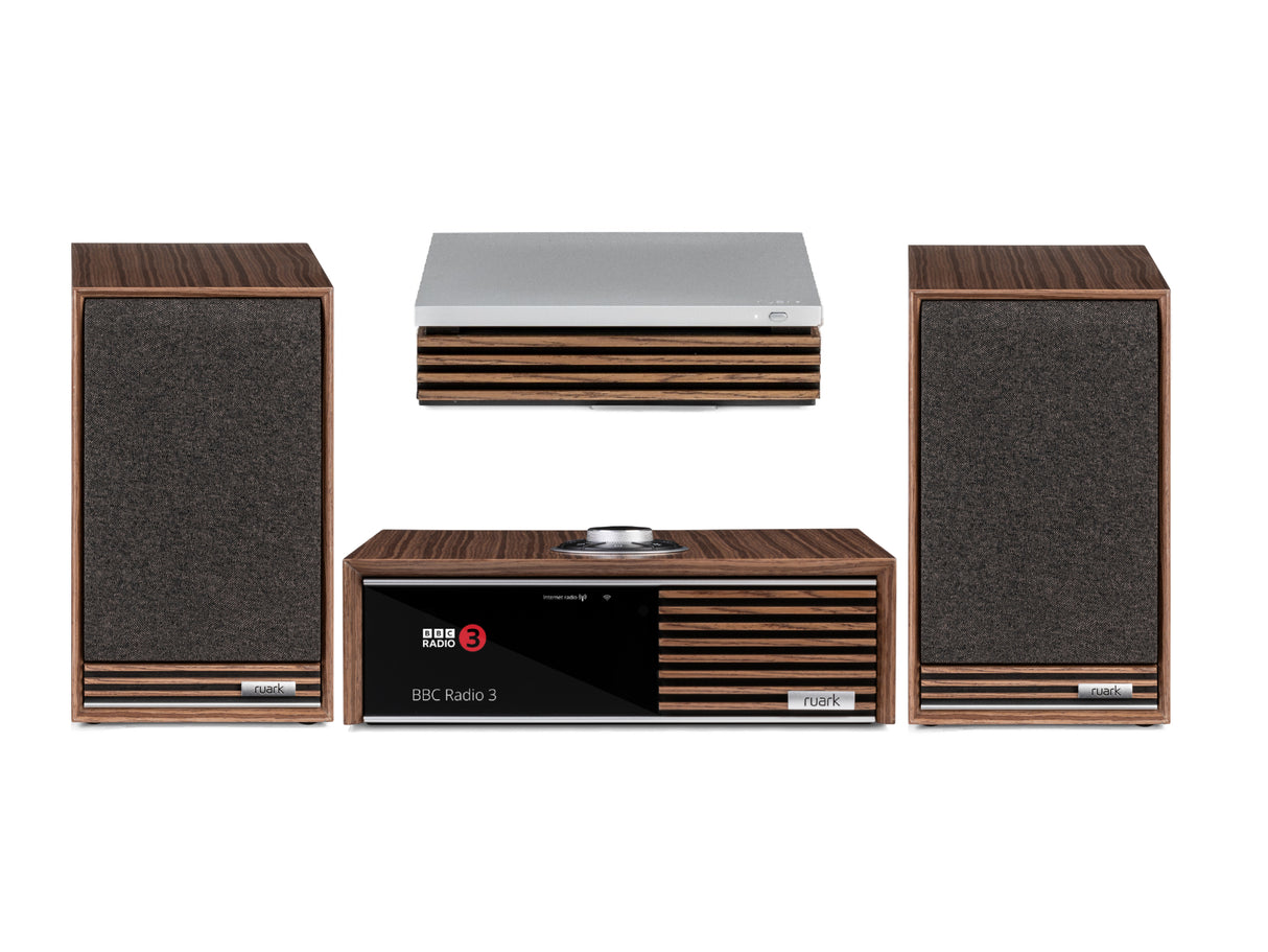 Ruark R610 with Sabre-R Bookshelf Speakers & R-CD100 CD Transport