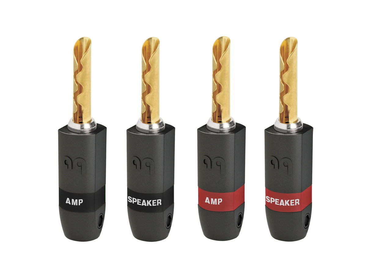 AudioQuest SureGrip® 300 Gold Banana Plugs
