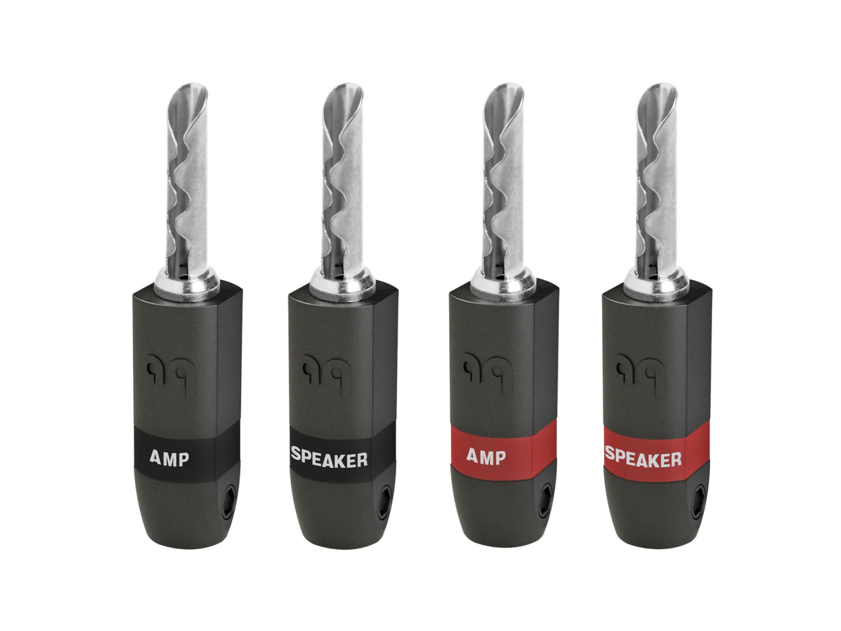 AudioQuest SureGrip® 300 Silver Banana Plugs