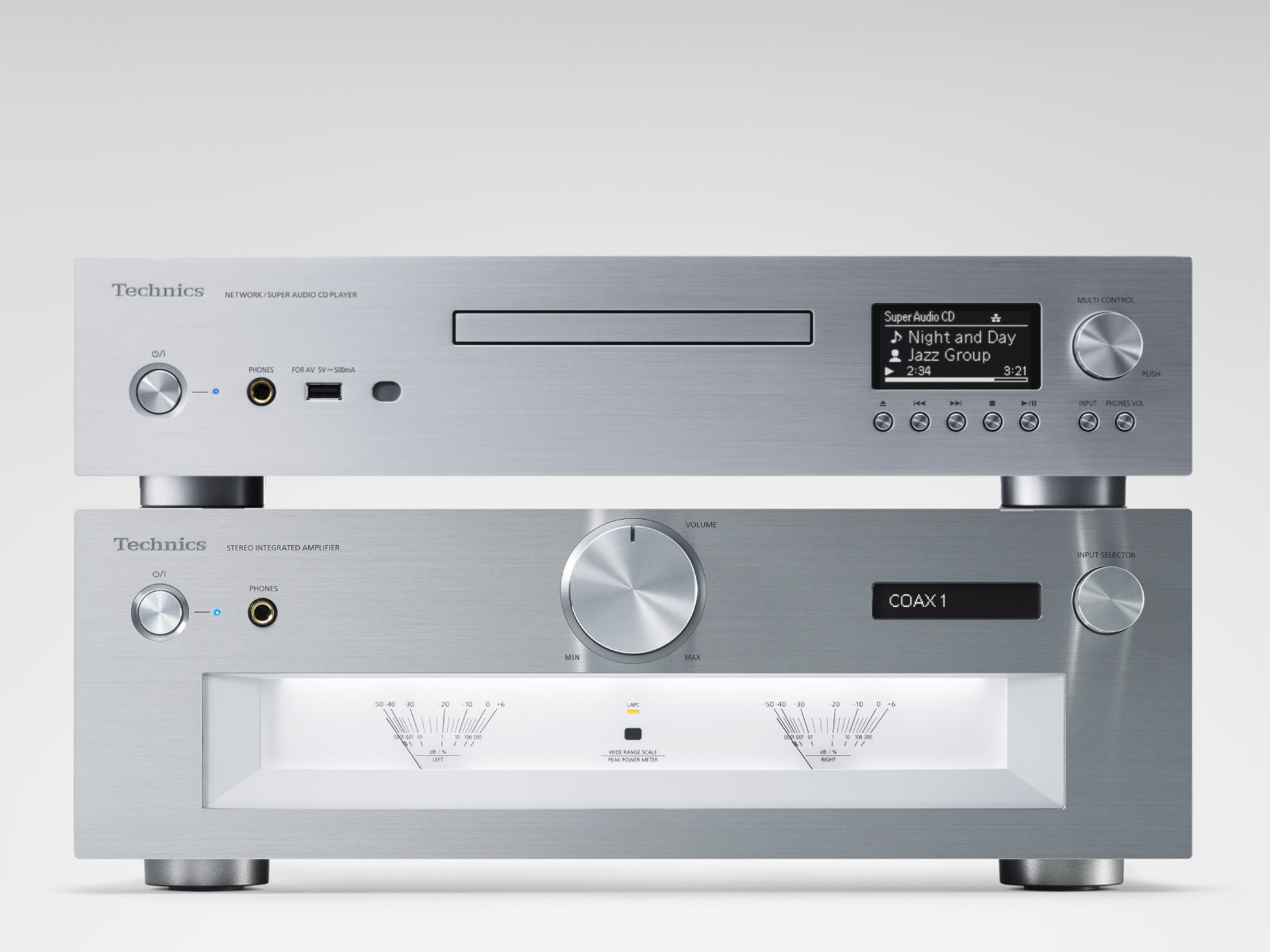 Technics SU-G700M2 & SL-G700M2 Amplifier with Network / SACD Player