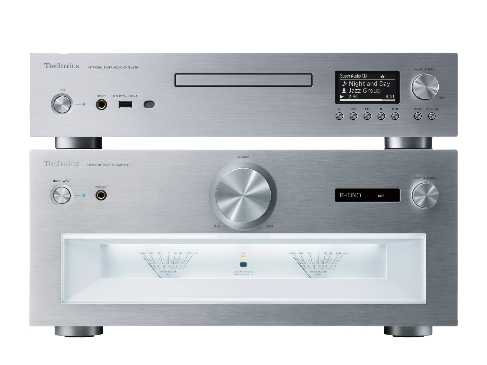 Technics SU-R1000 & SL-G700M2 Amplifier with Network / SACD Player