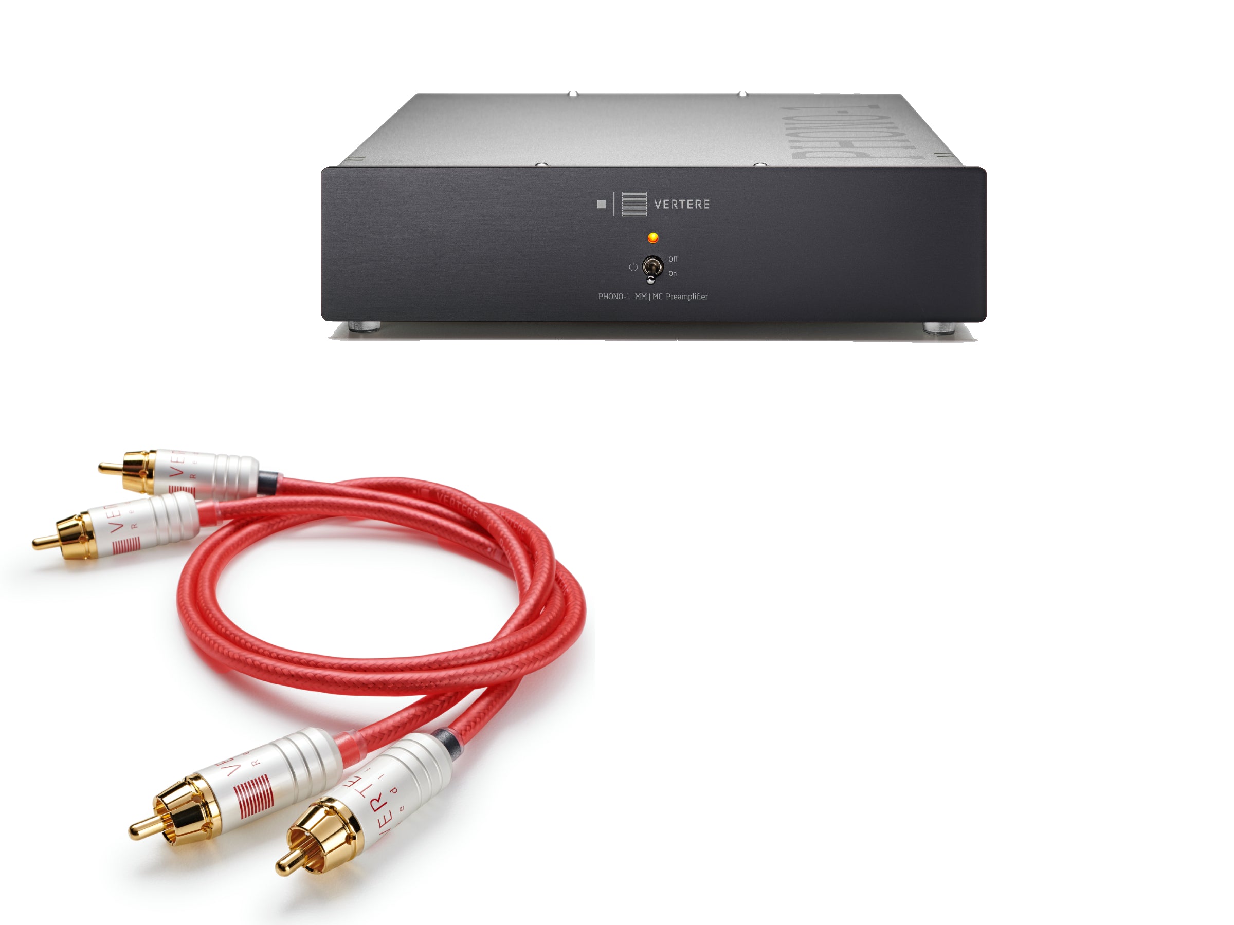Vertere PHONO-1 MKII L Phono stage MM/MC with Redline RCA Pack