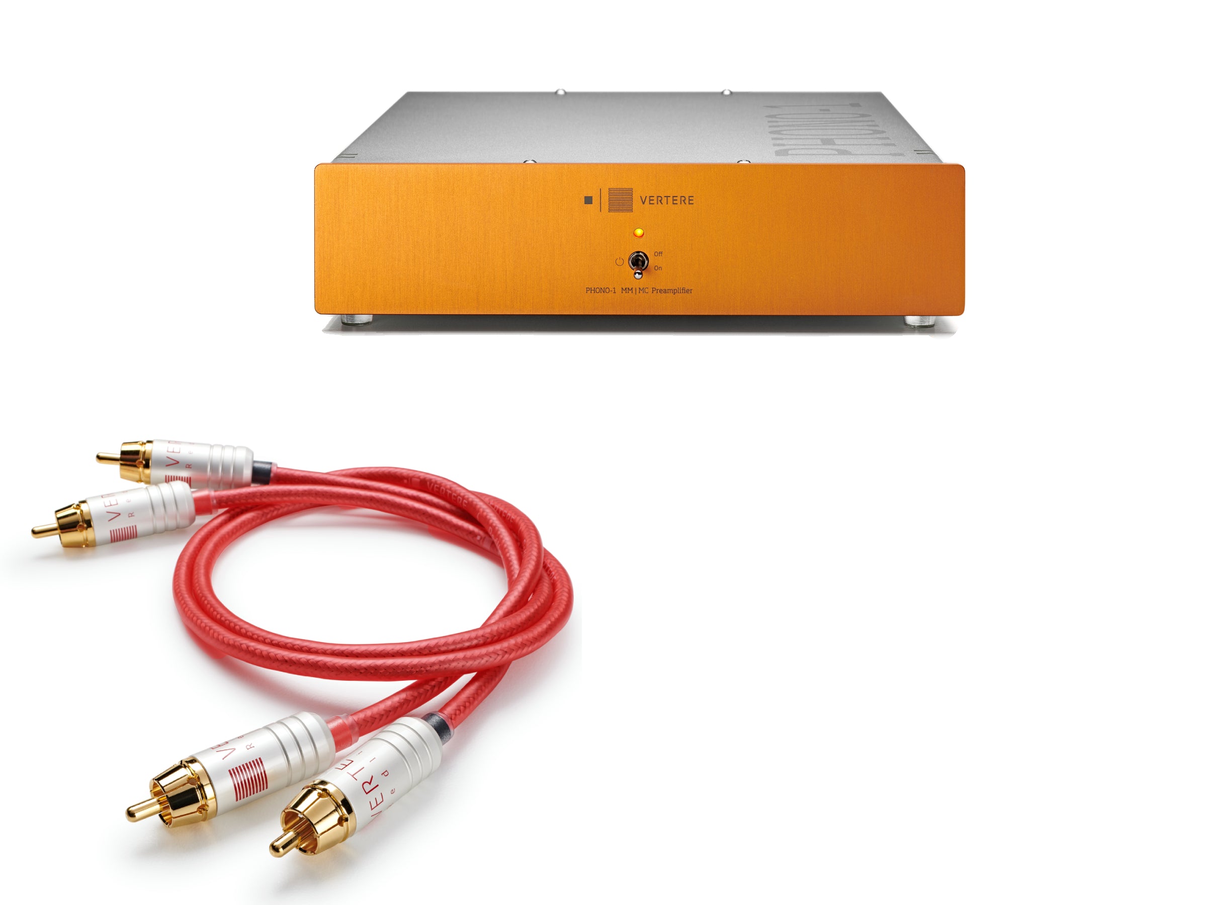 Vertere PHONO-1 MKII L Phono stage MM/MC with Redline RCA Pack