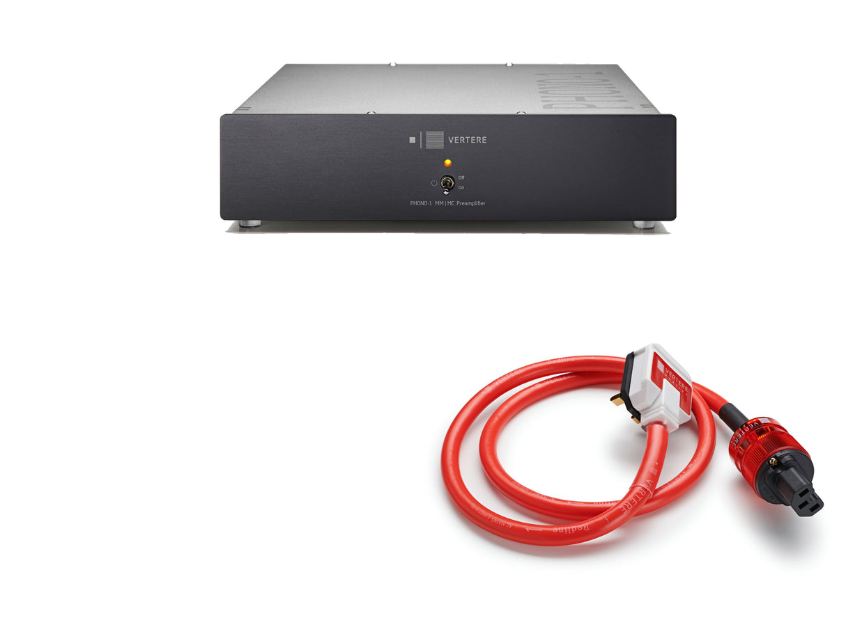 Vertere PHONO-1 MKII L Phono stage MM/MC with Redline Mains Pack