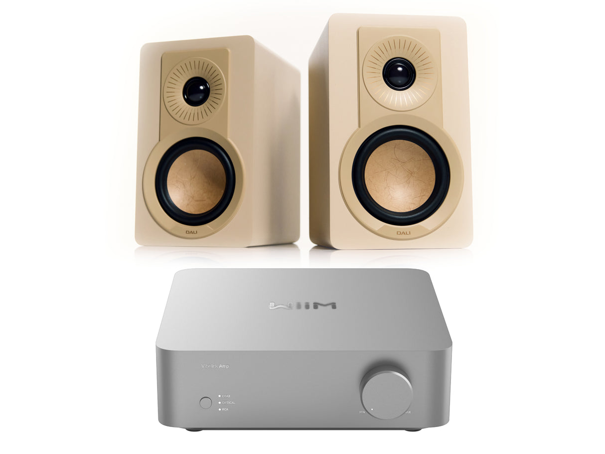 WiiM Vibelink + DALI KUPID Bookshelf Speakers