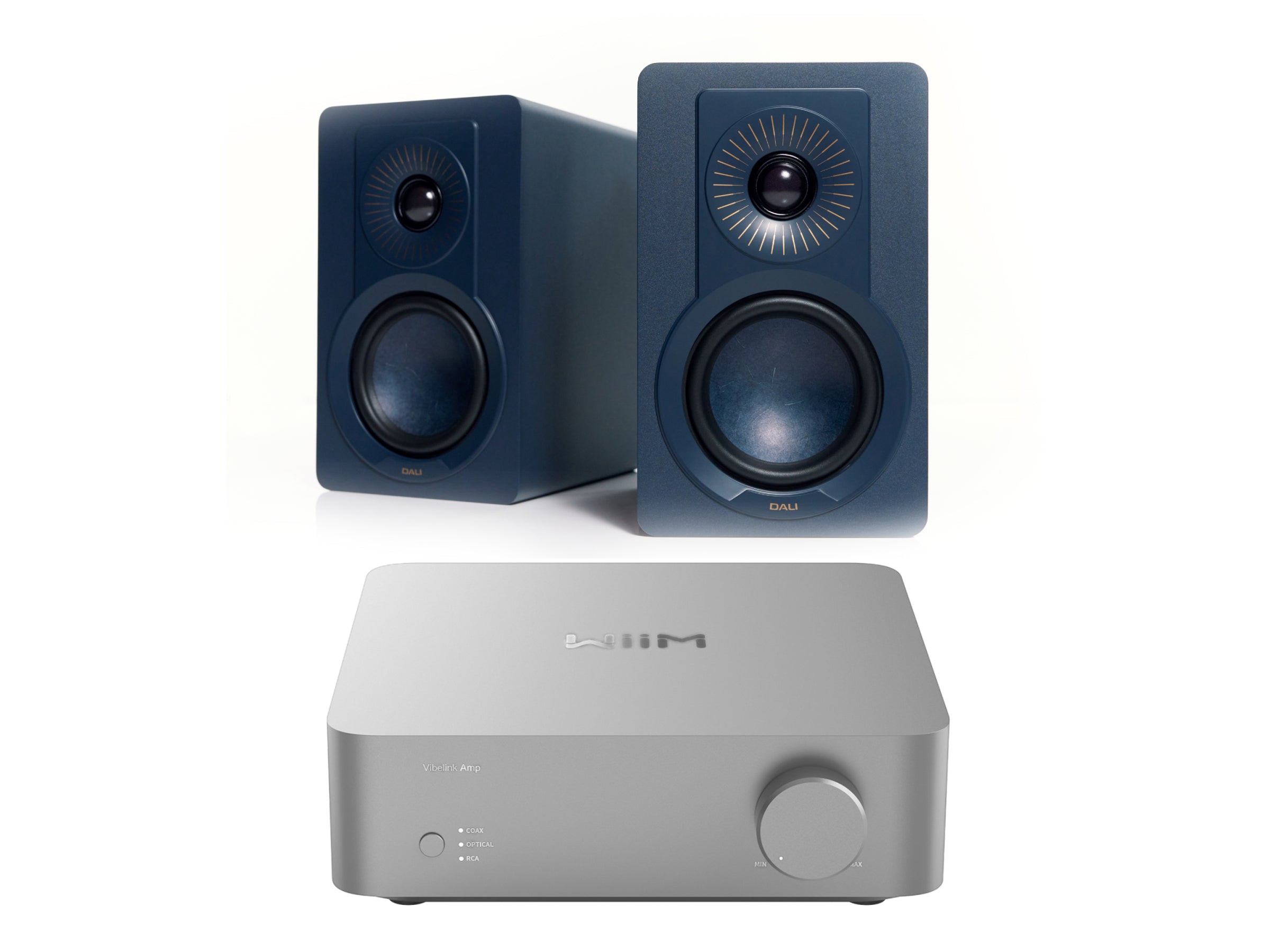 WiiM Vibelink + DALI KUPID Bookshelf Speakers