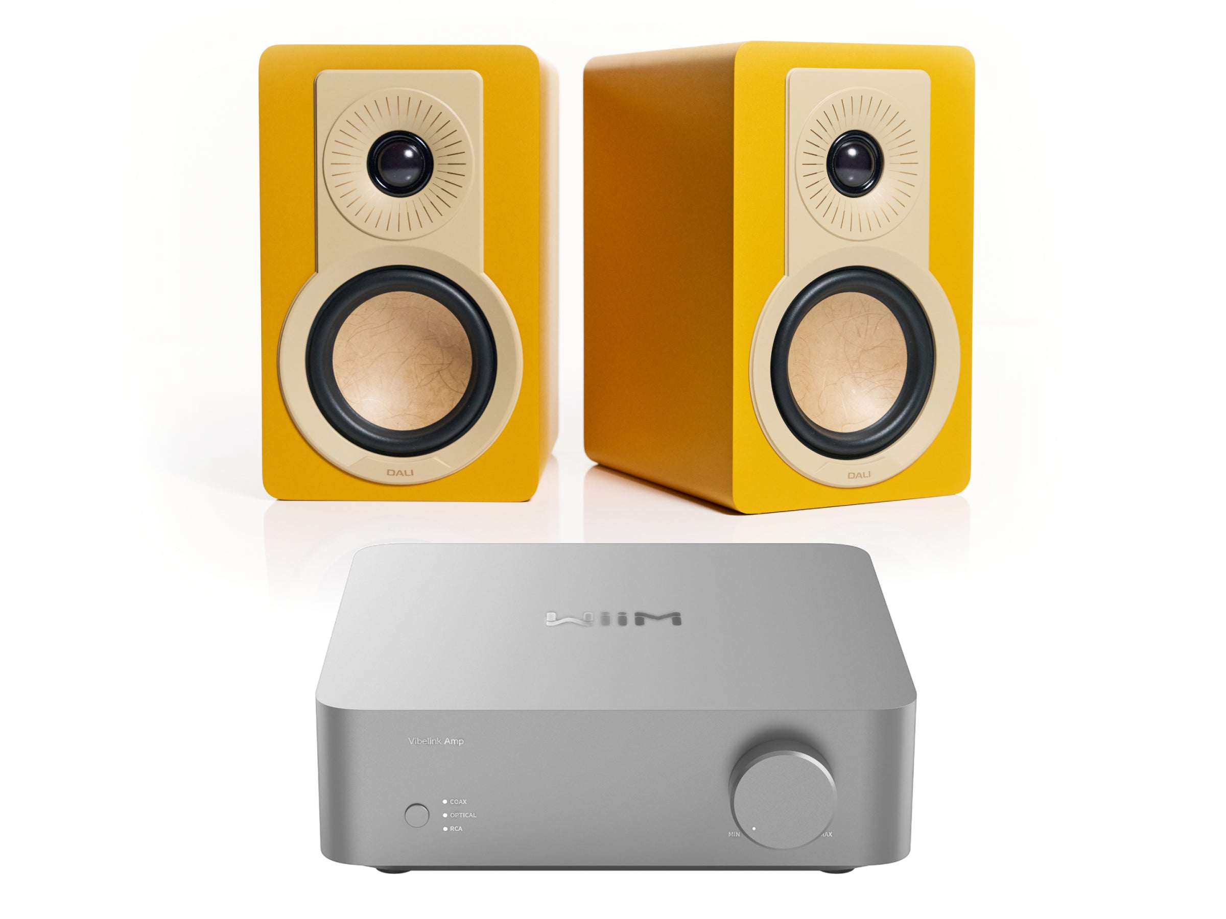 WiiM Vibelink + DALI KUPID Bookshelf Speakers