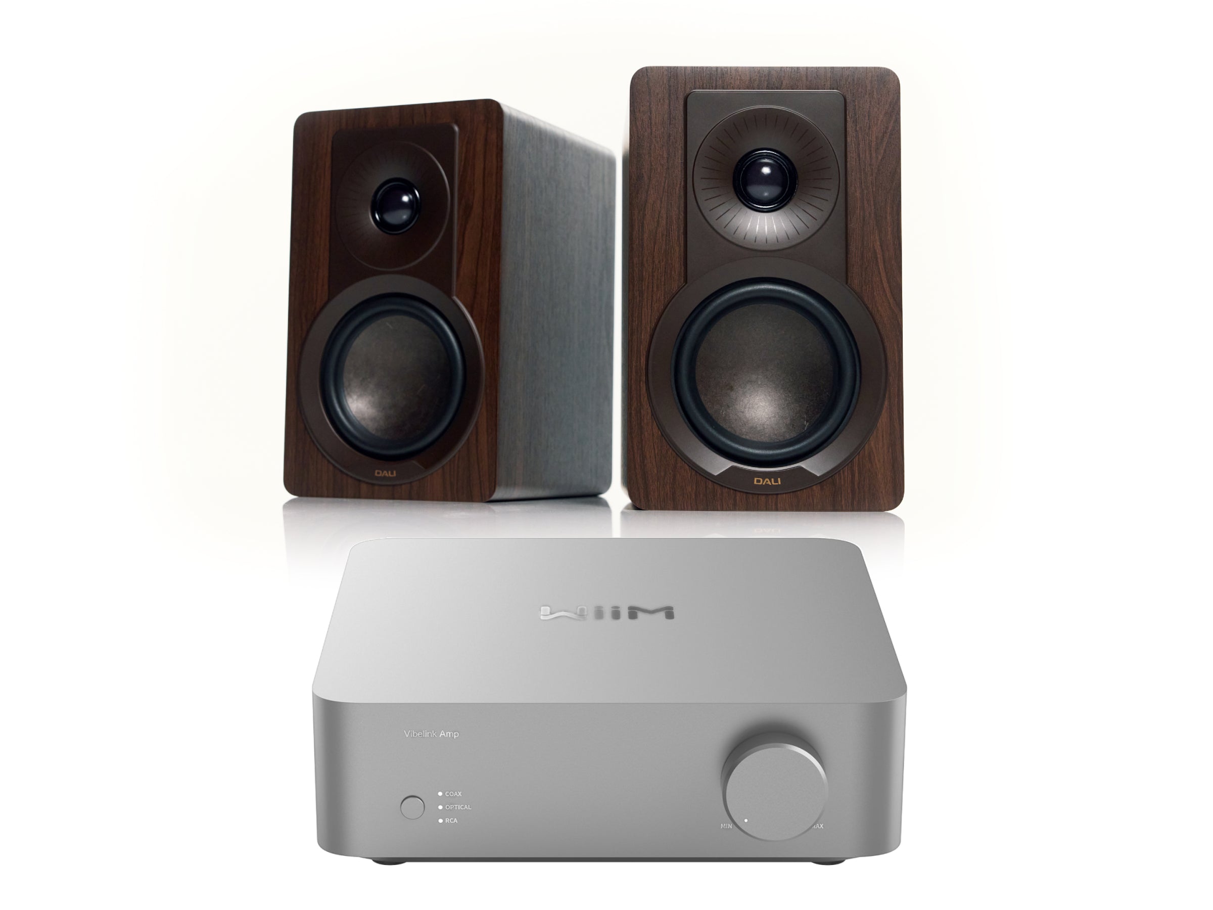 WiiM Vibelink + DALI KUPID Bookshelf Speakers