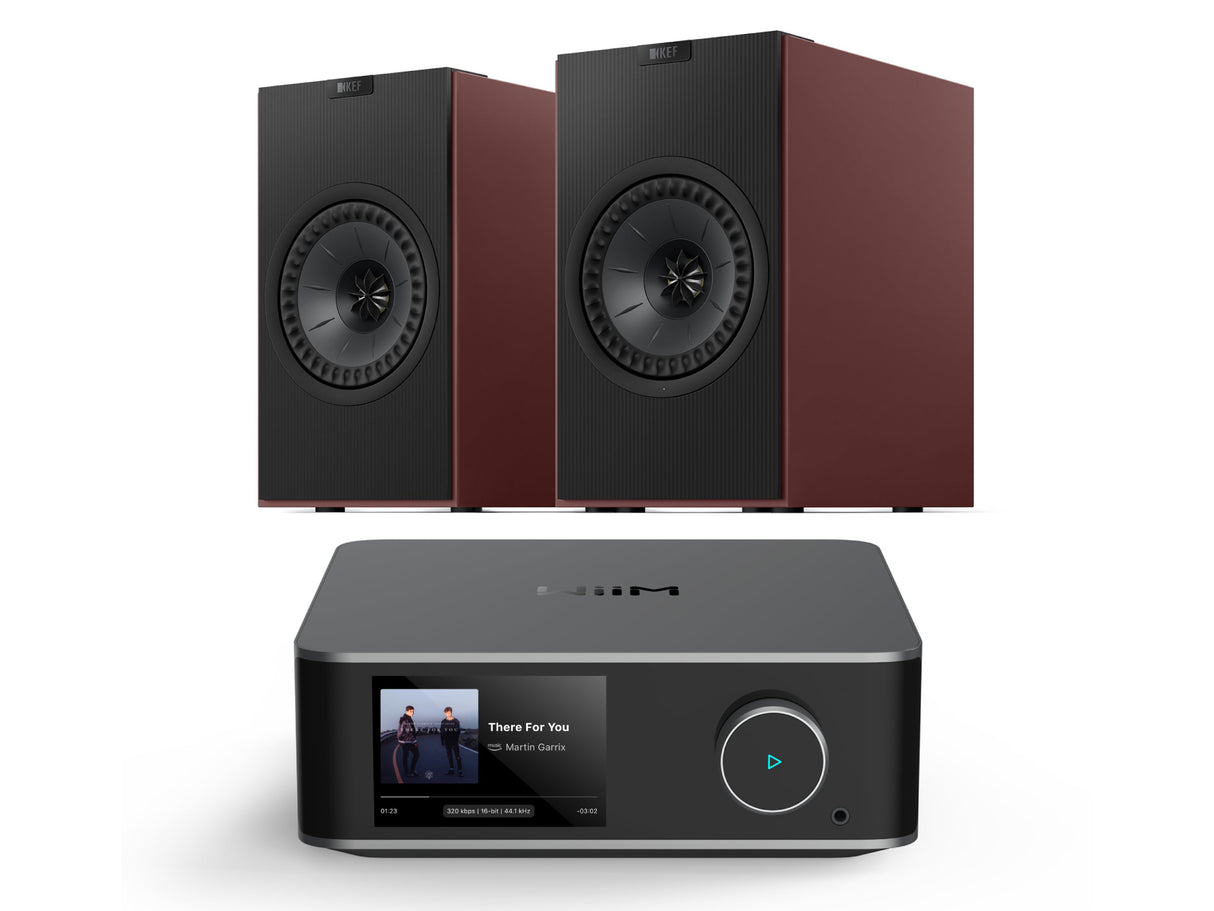 WiiM Ultra Streamer with KEF CODA W Wireless Active System