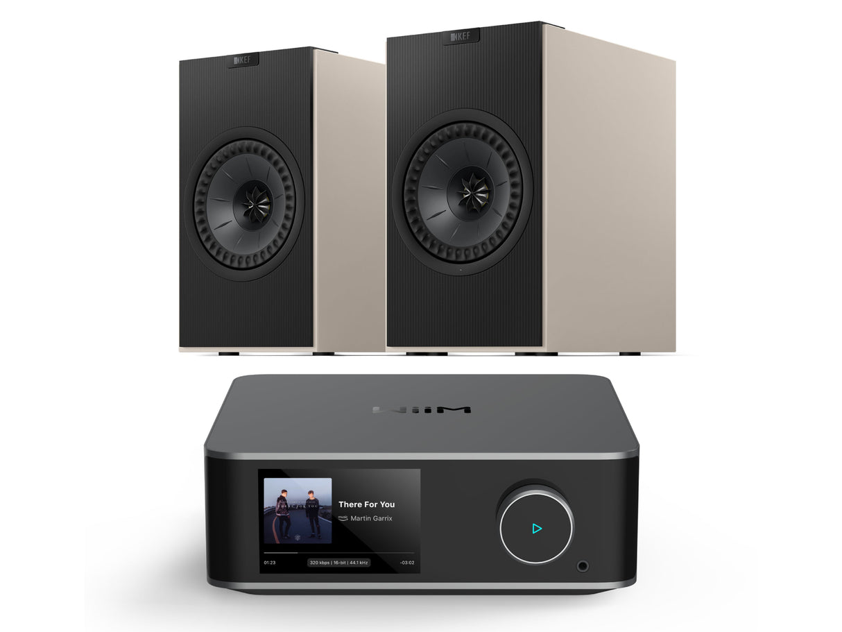WiiM Ultra Streamer with KEF CODA W Wireless Active System