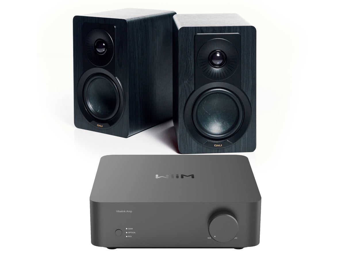WiiM Vibelink + DALI KUPID Bookshelf Speakers