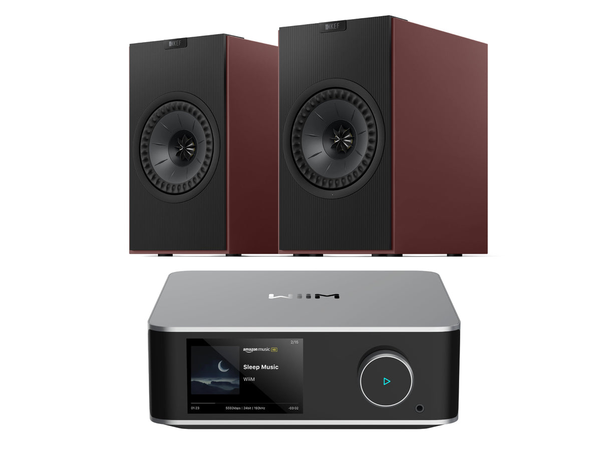 WiiM Ultra Streamer with KEF CODA W Wireless Active System