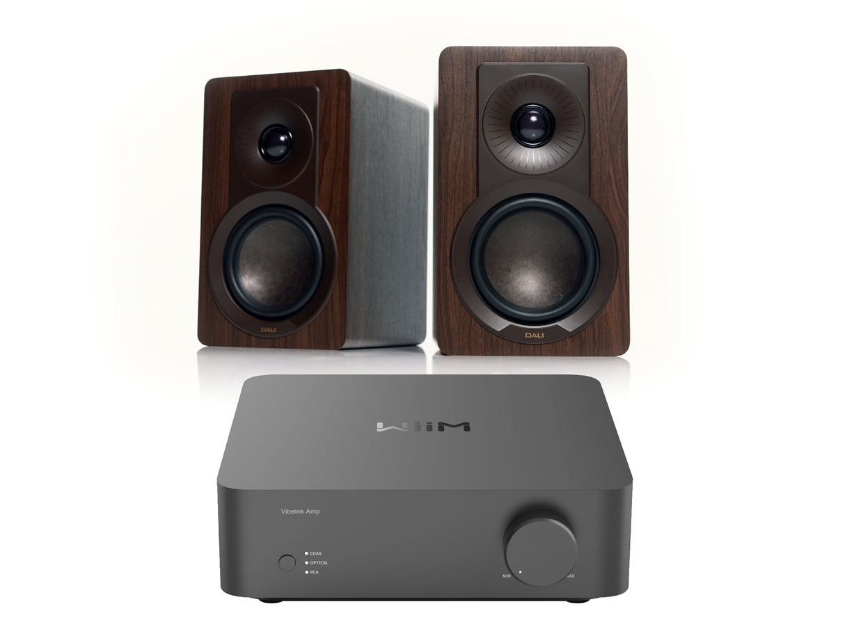 WiiM Vibelink + DALI KUPID Bookshelf Speakers