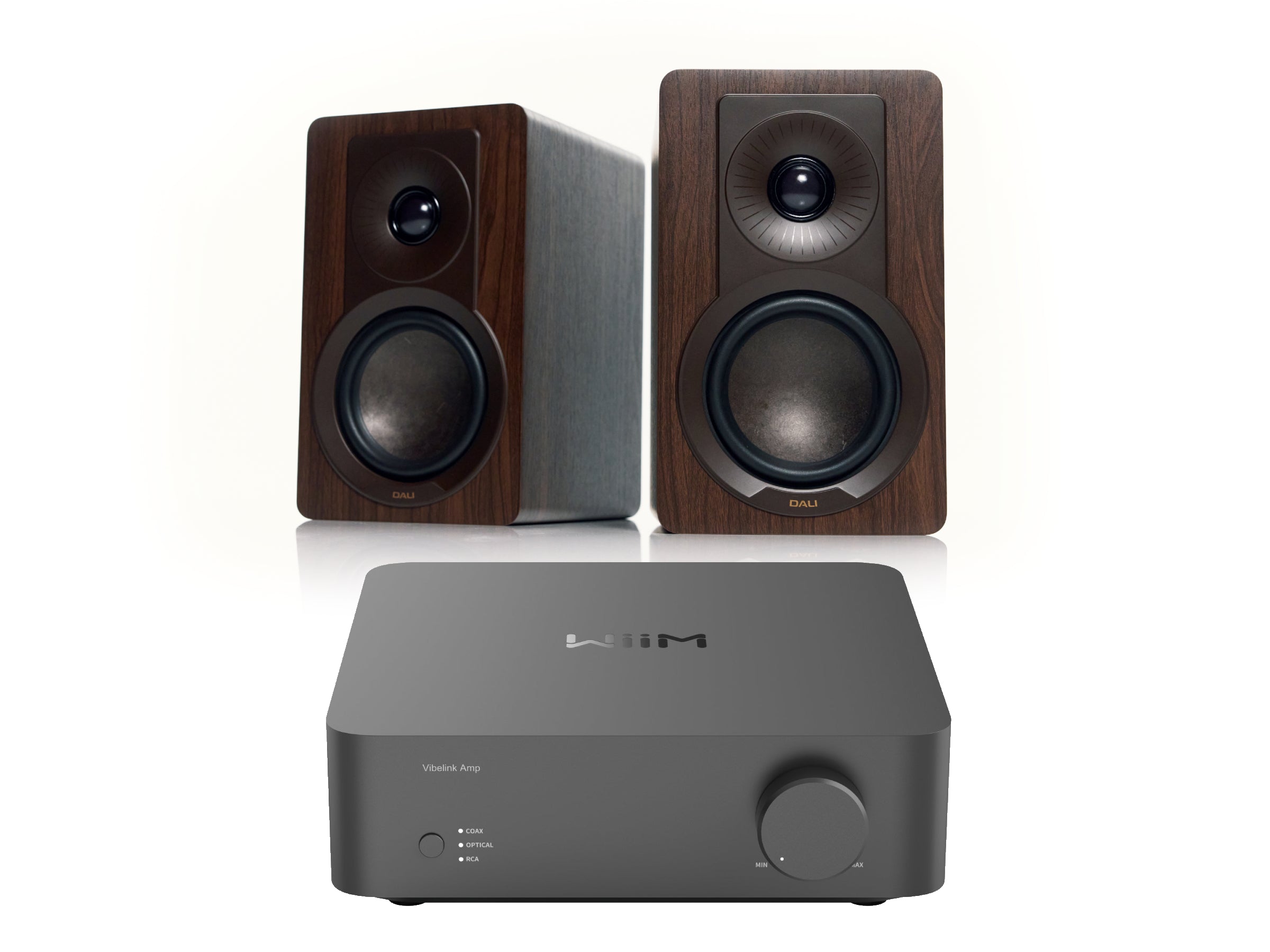 WiiM Vibelink + DALI KUPID Bookshelf Speakers