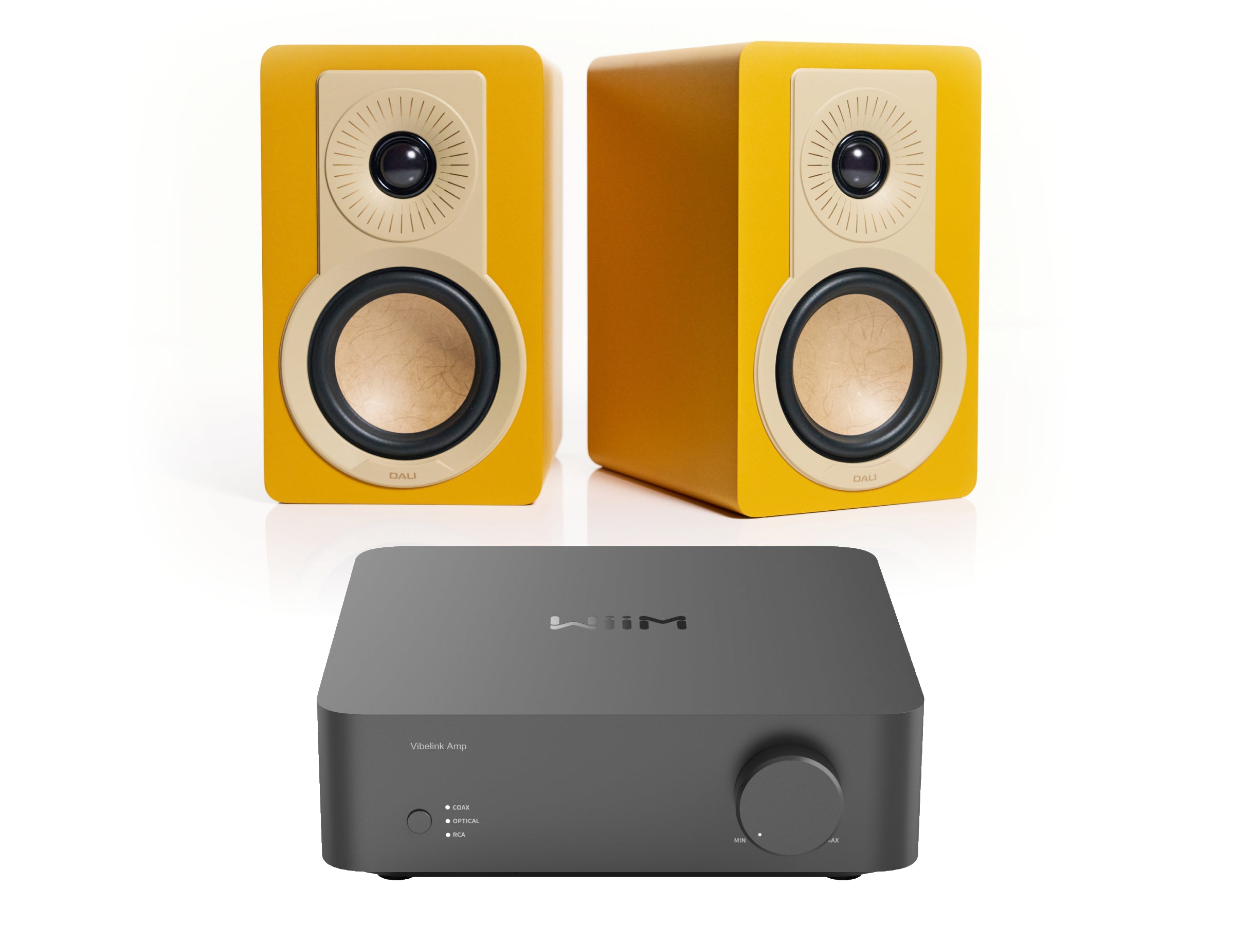 WiiM Vibelink + DALI KUPID Bookshelf Speakers