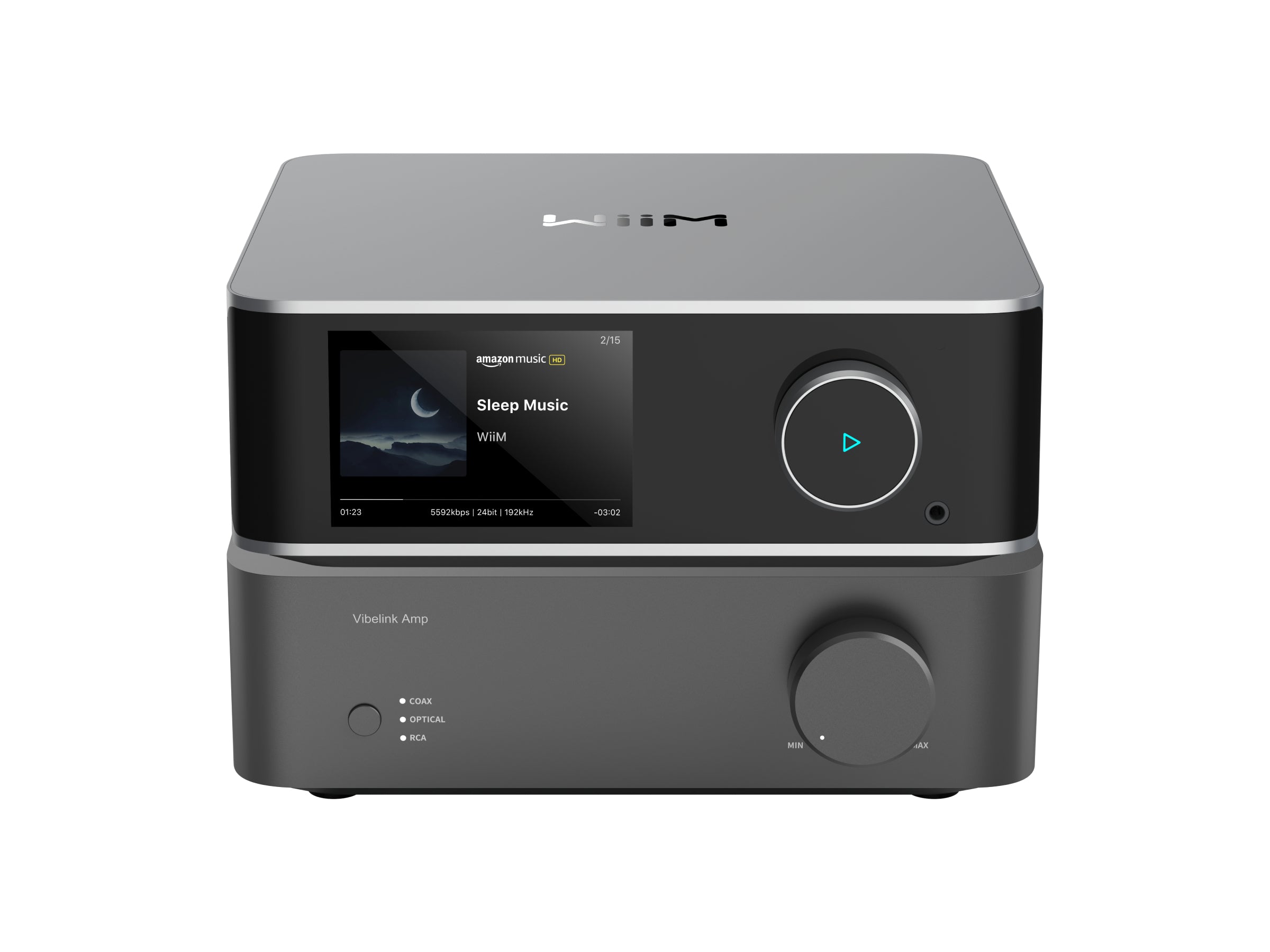 WiiM Ultra Streamer + Vibelink Integrated Amplifier