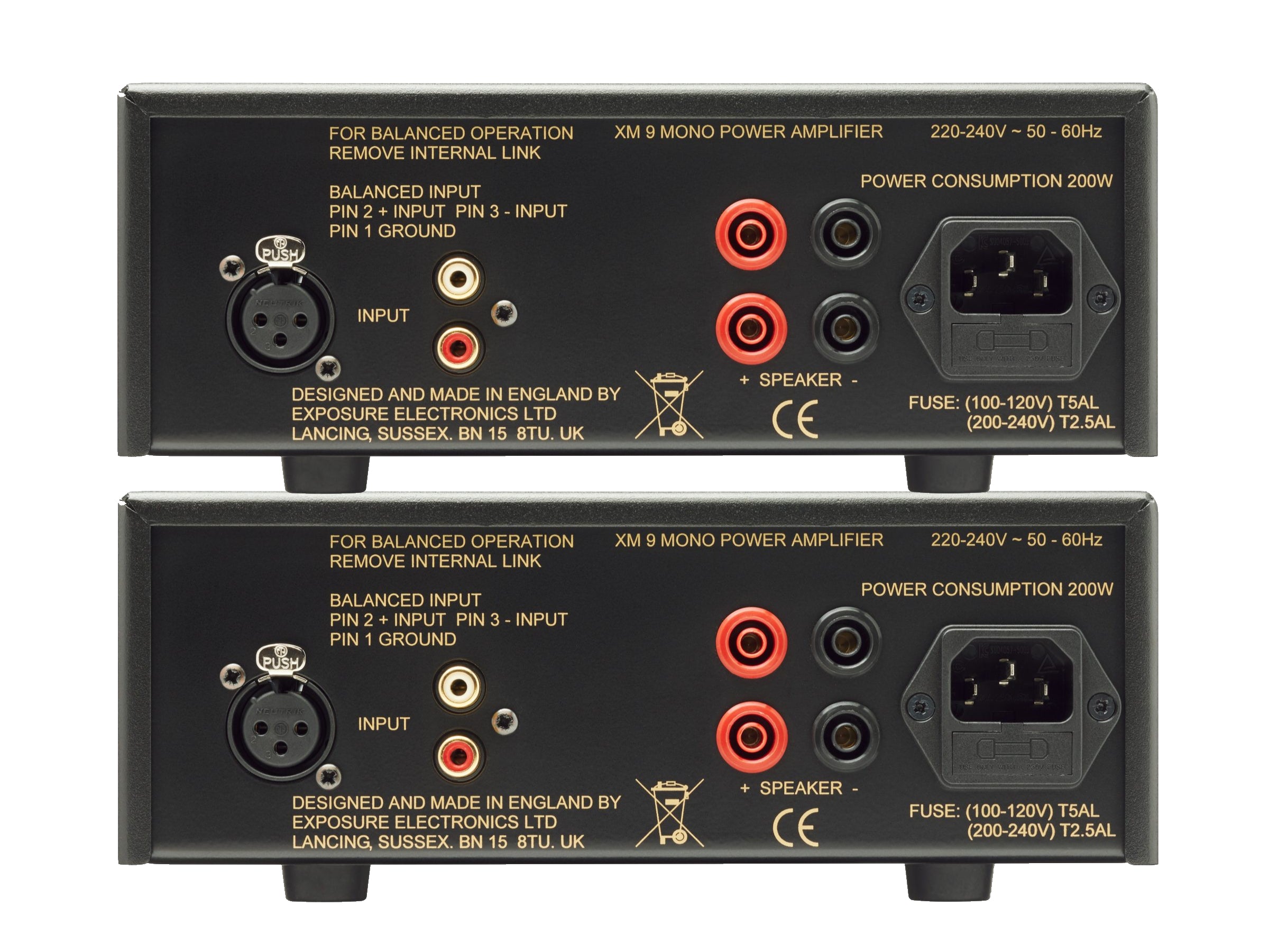 Exposure XM9 Mono Power Amplifiers (Pair)
