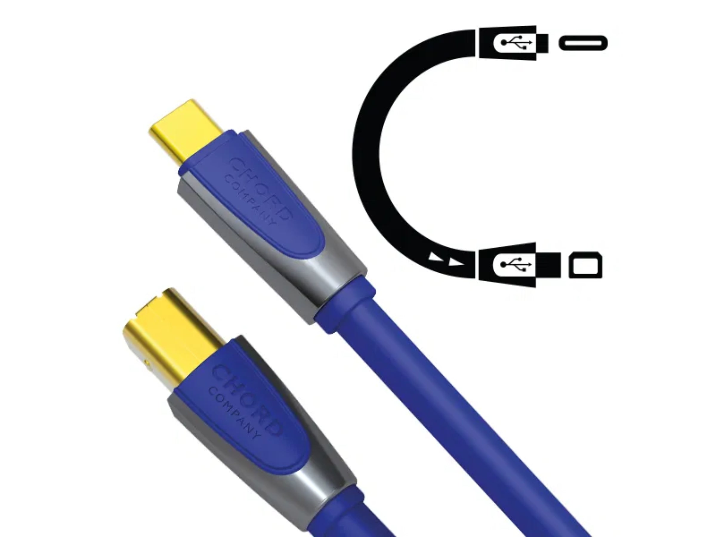 Chord Clearway USB USB-C to USB-B Cable