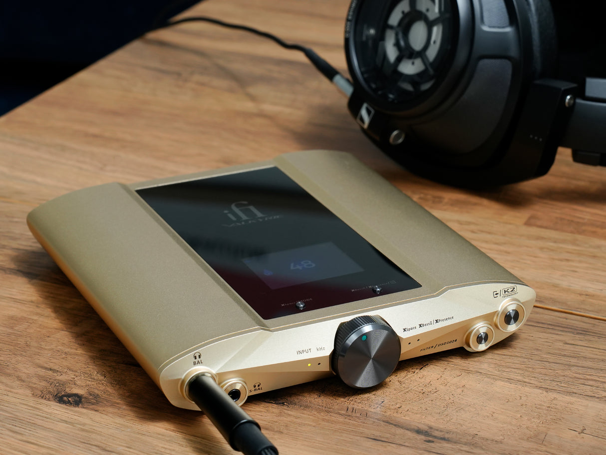 iFi iDSD Valkyrie with Meze Poet Headphone System
