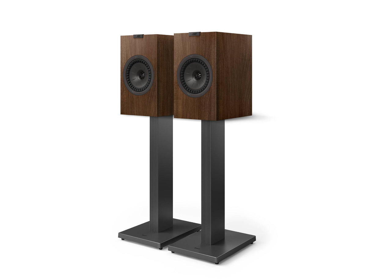 KEF Q3 Meta Bookshelf Speakers + SQ1 Floor Stands