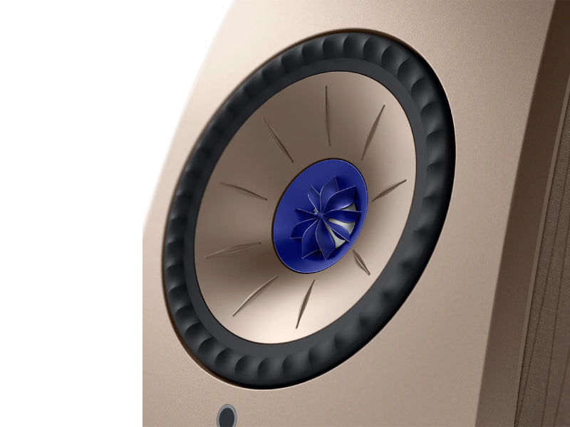 KEF LSX II Wireless Speakers + KEF P1 Desk Pads