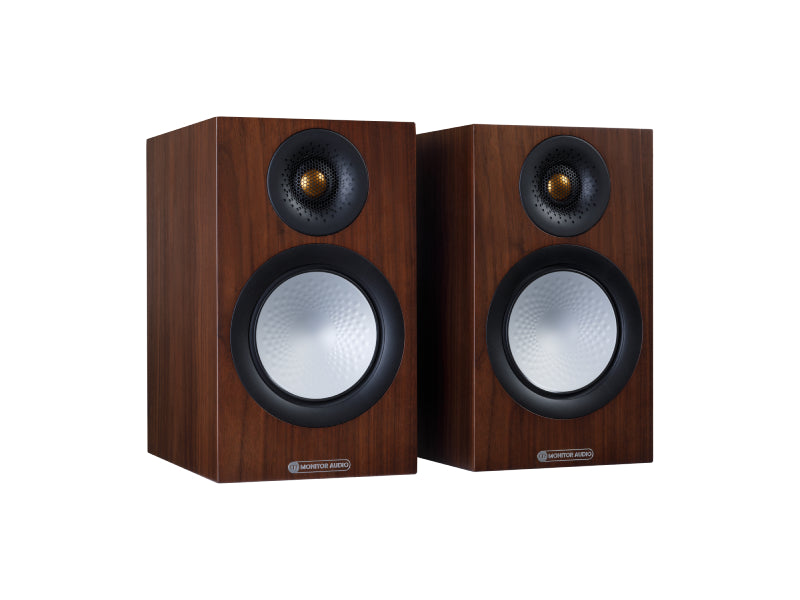 Monitor Audio Silver 50 7G Bookshelf Speakers Natural Walnut