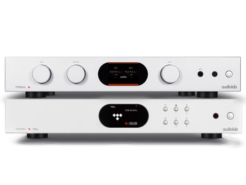 Audiolab 7000A Amplifier + 7000N Play Network Player