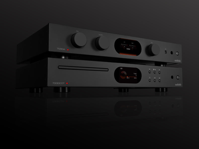 Audiolab 7000A with 7000CDT CD Transport