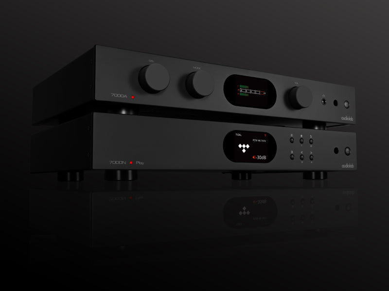 Audiolab 7000A with 7000N Play Network Player