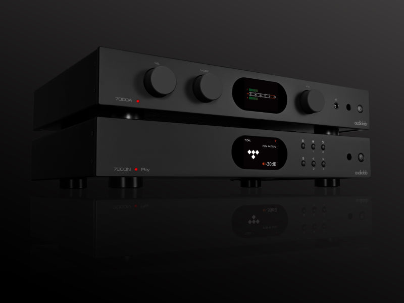 Audiolab 7000A Amplifier + 7000N Play Network Player