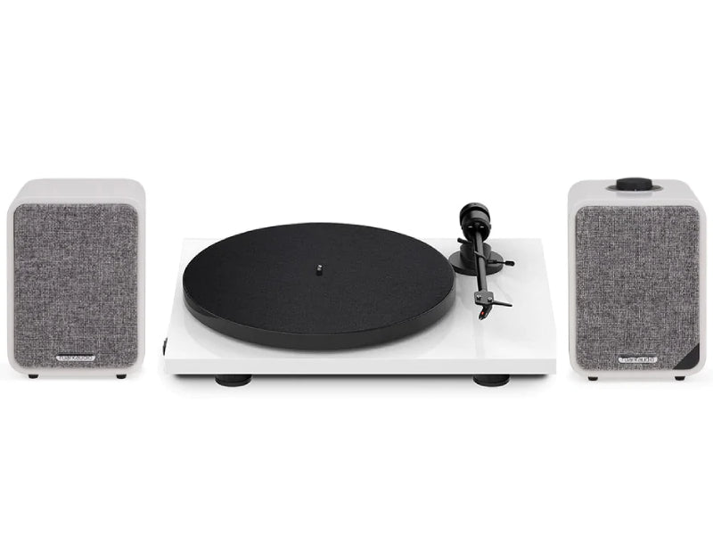 Pro-Ject E1 Phono Turntable with Ruark MR1 MKII Speakers