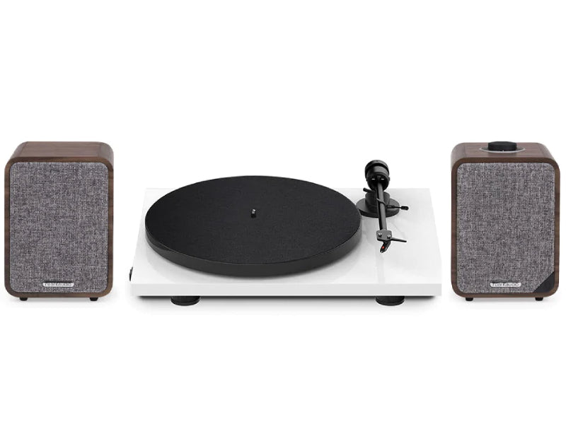 Pro-Ject E1 Phono Turntable with Ruark MR1 MKII Speakers