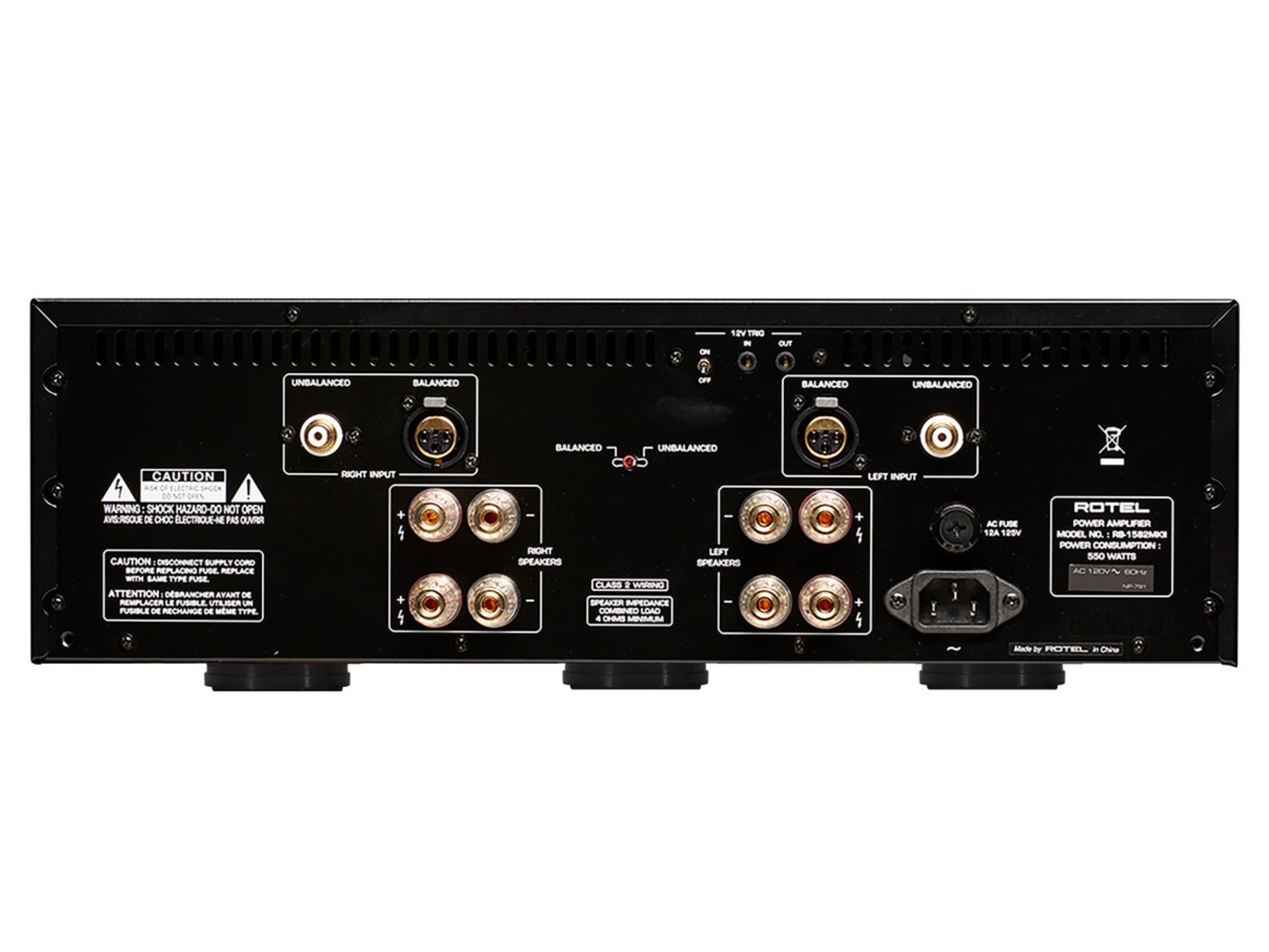 ROTEL RB-1582MkII パワーアンプ ROTEL RB-1582MKII ステレオ・パワーアンプ ローテル RB1582MK2