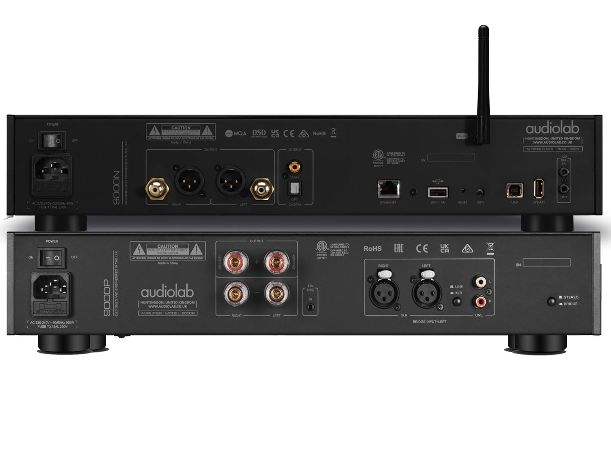 Audiolab 9000N + 9000P Streaming Pre + Power Amplifier