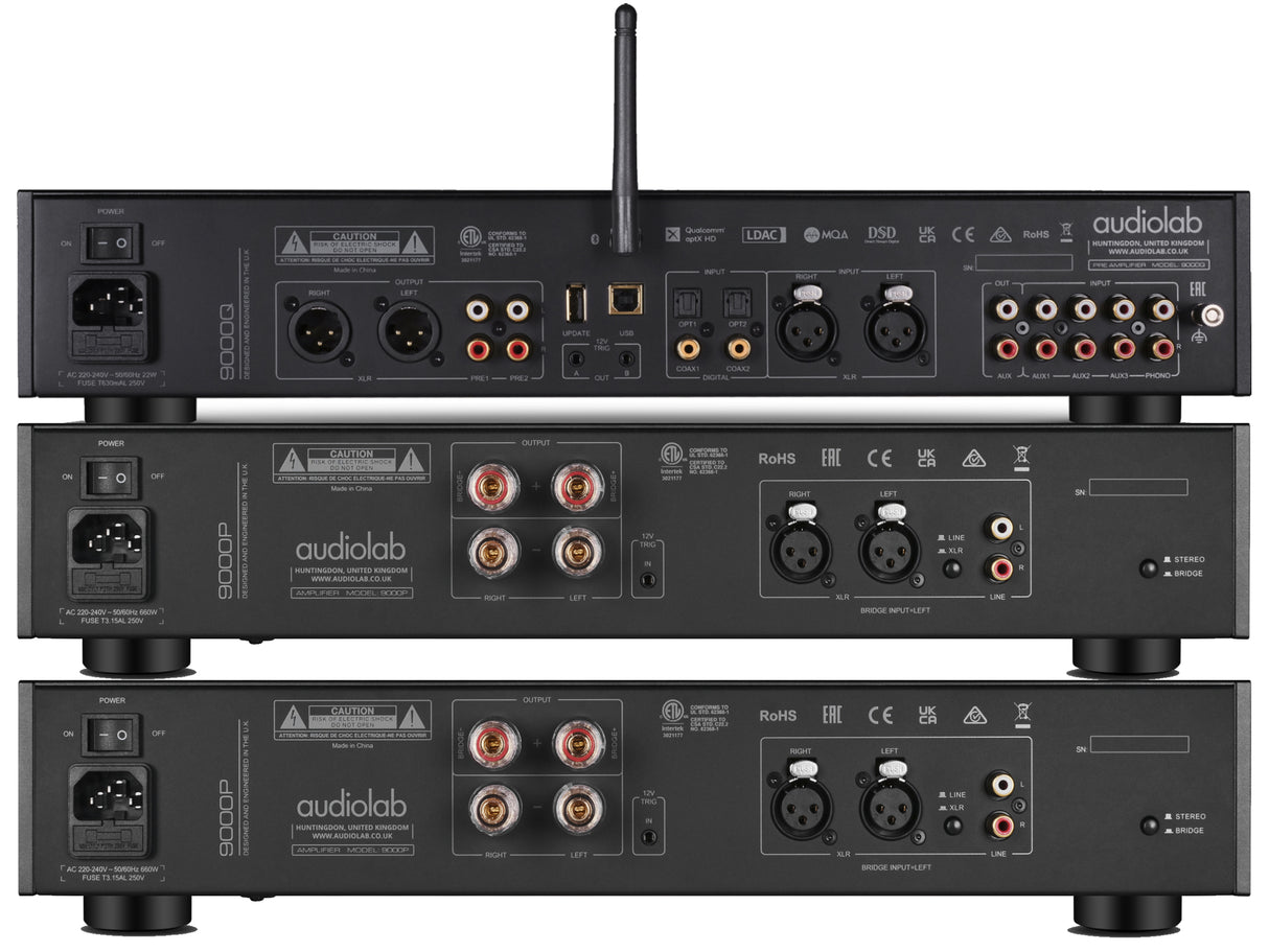 Audiolab 9000Q + 9000P Pre + 2x Power Amplifier