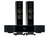 Arcam A25+ with Monitor Audio Silver 8G 300 Floorstanding Speakers