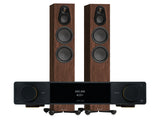 Arcam A25+ with Monitor Audio Silver 8G 300 Floorstanding Speakers