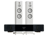 Arcam A25+ with Monitor Audio Silver 8G 300 Floorstanding Speakers