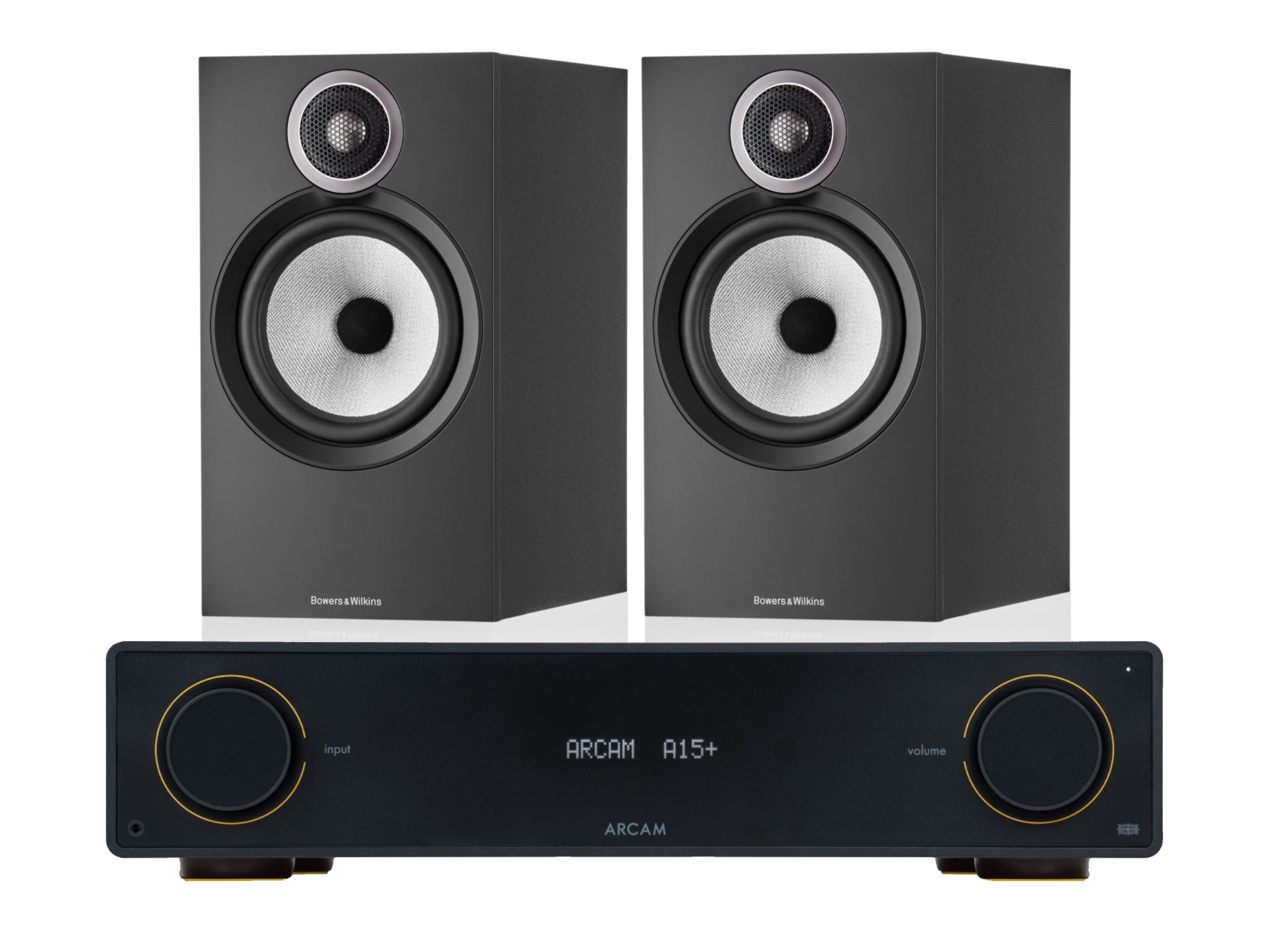 Arcam A15+ with Bowers & Wilkins 606 S3 (2025 Model)
