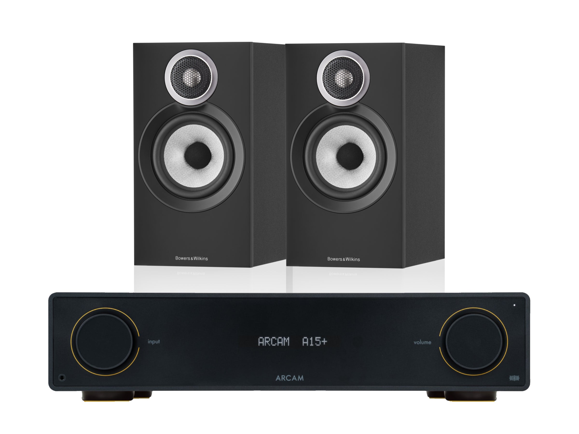 Arcam A15+ with Bowers & Wilkins 607 S3 (2025 Model)