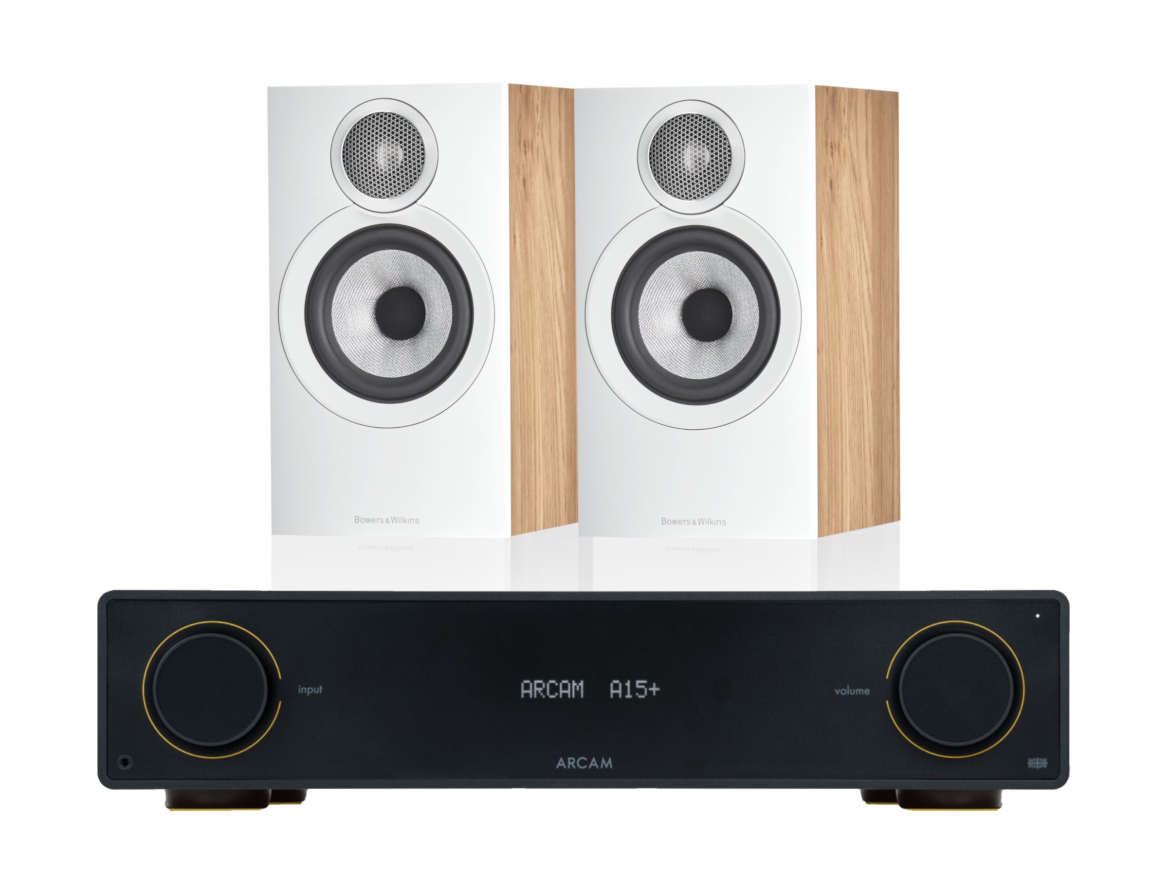 Arcam A15+ with Bowers & Wilkins 607 S3 (2025 Model)