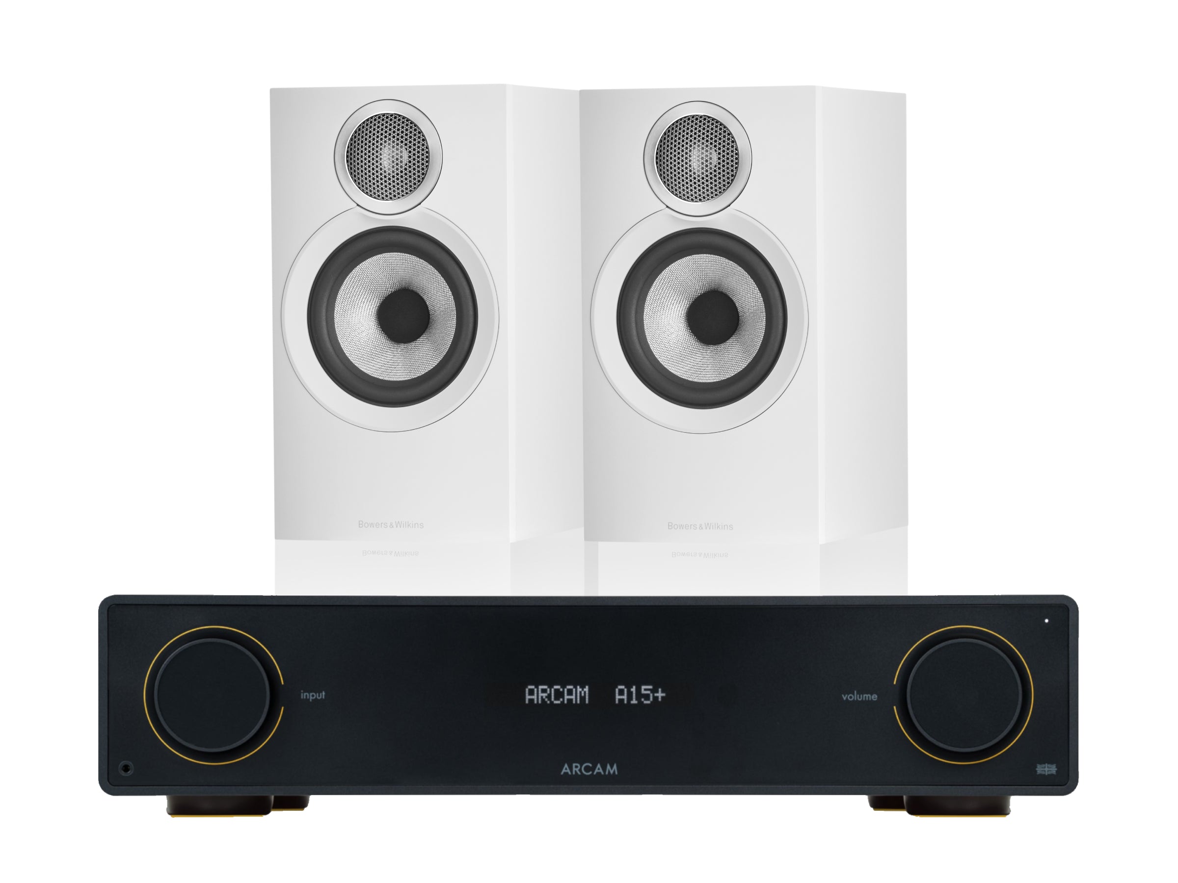 Arcam A15+ with Bowers & Wilkins 607 S3 (2025 Model)