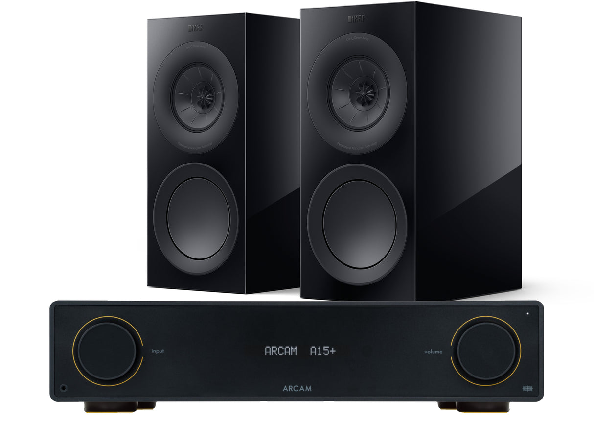 Arcam A15+ with KEF R3 META Speakers (2025 Model)