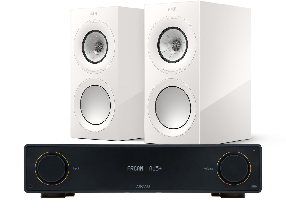 Arcam A15+ with KEF R3 META Speakers (2025 Model)