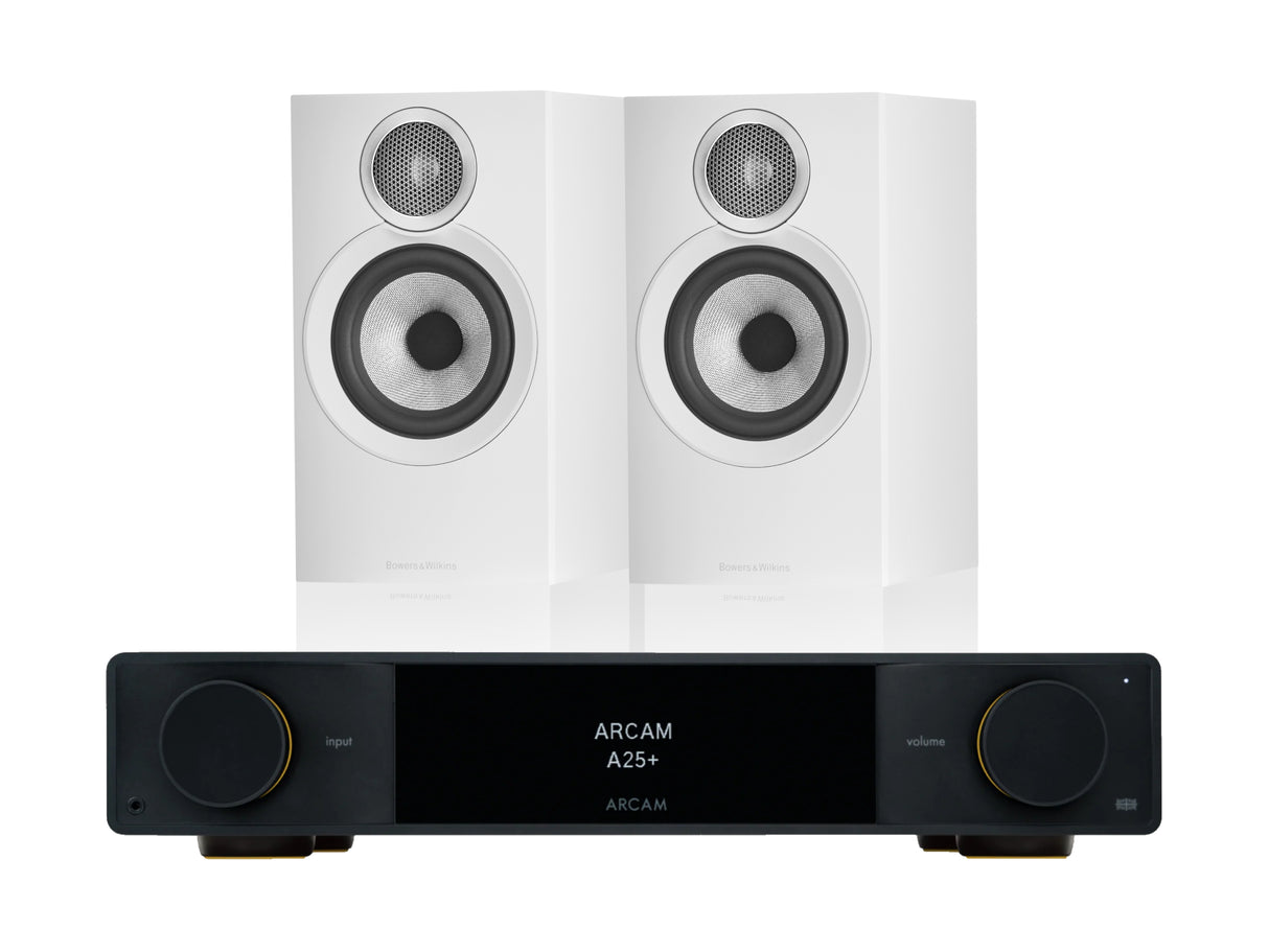 Arcam A25+ with Bowers & Wilkins 607 S3 (2025 Model)