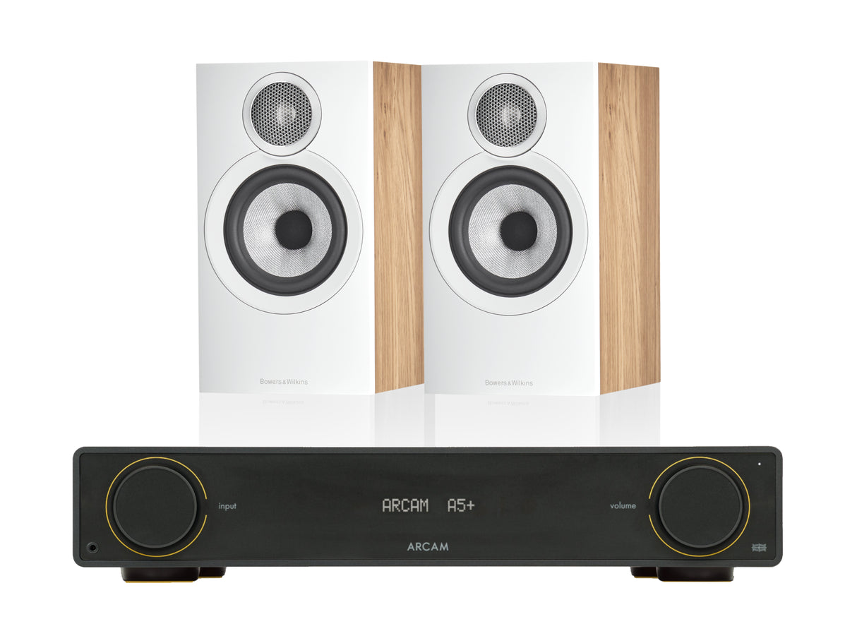 Arcam A5+ with Bowers & Wilkins 607 S3 (2025 Model)