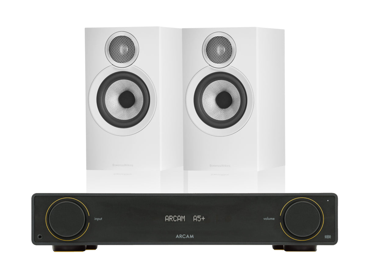 Arcam A5+ with Bowers & Wilkins 607 S3 (2025 Model)