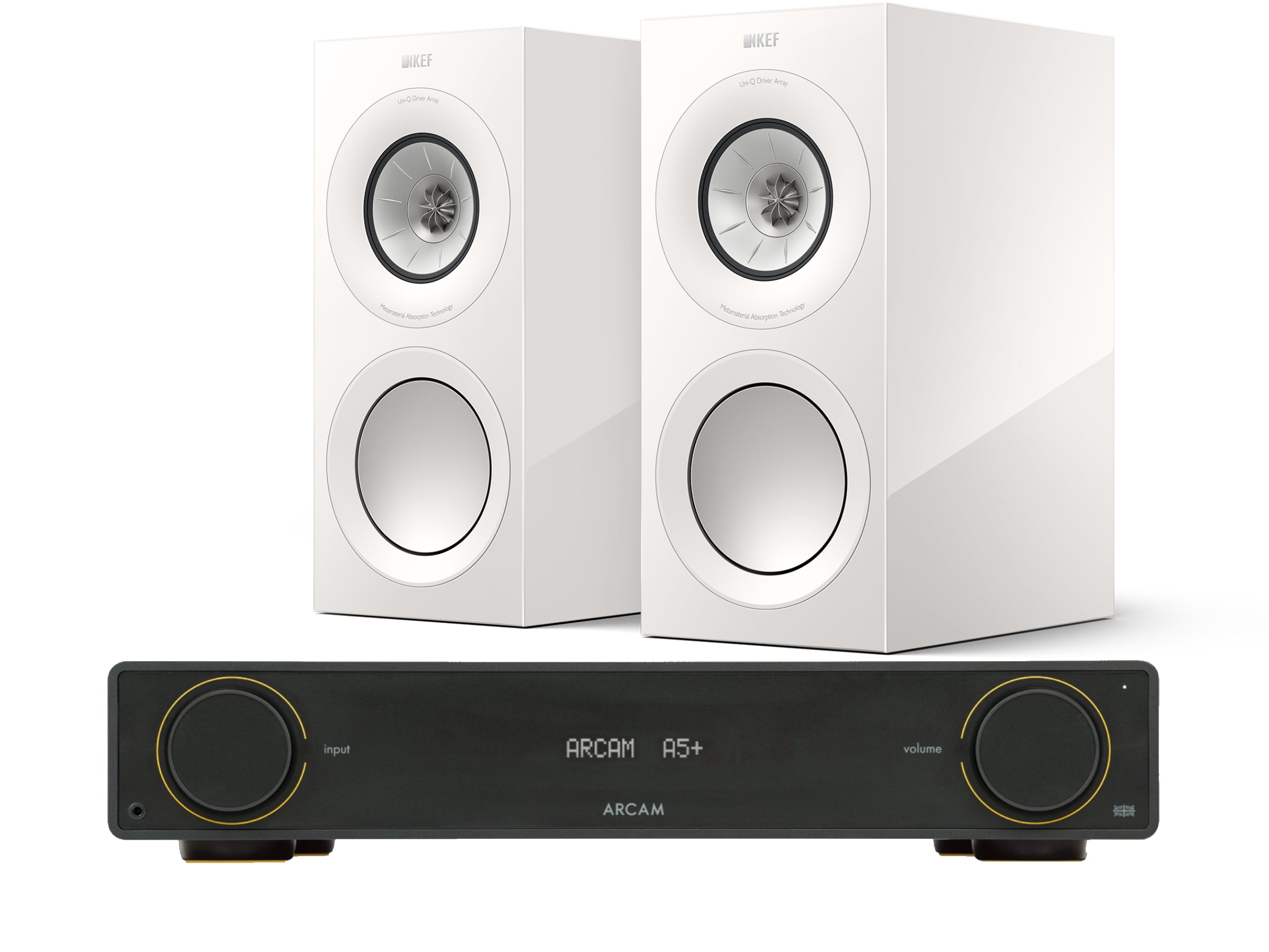 Arcam A5+ with KEF R3 META Speakers (2025 Model)