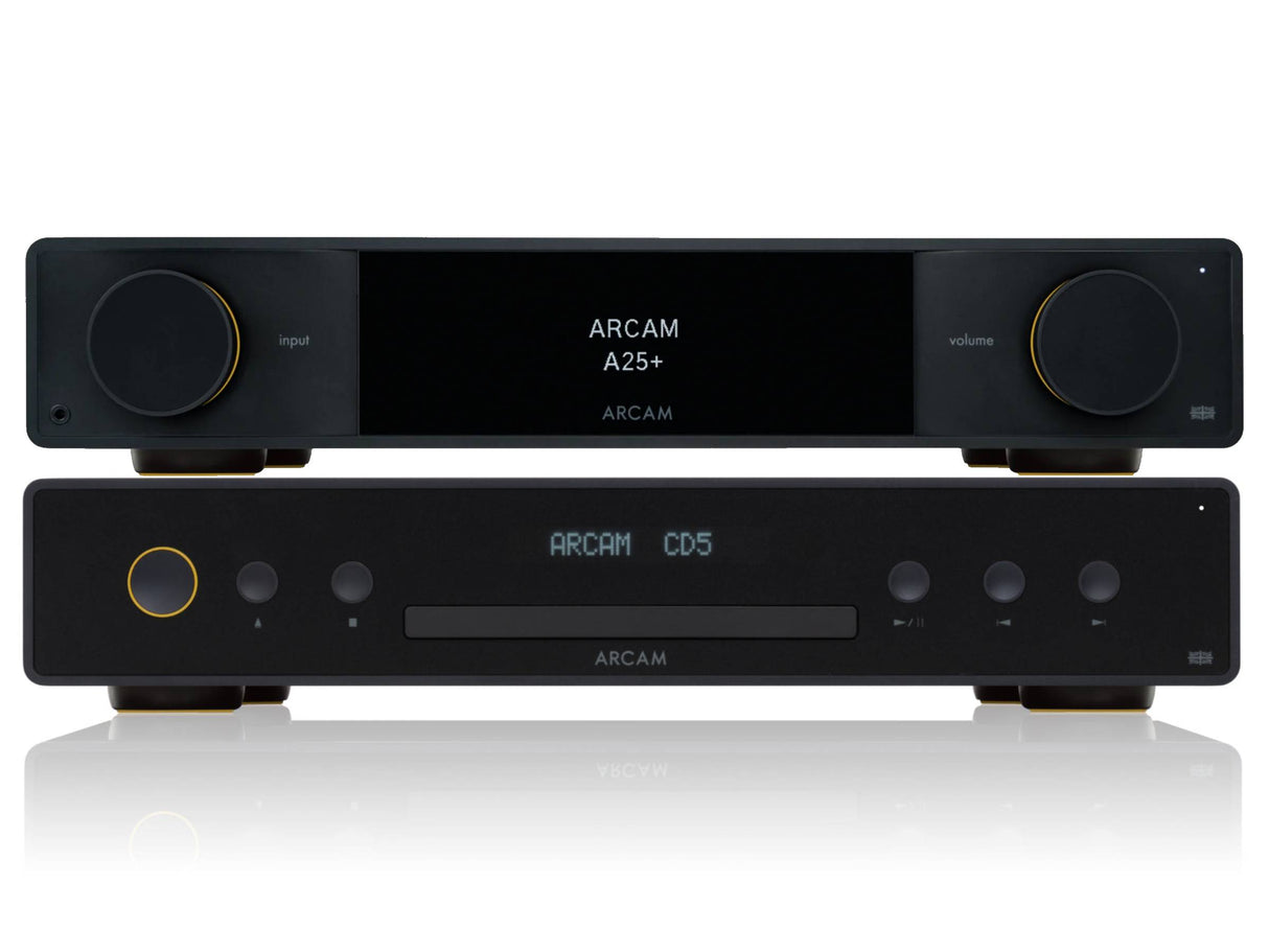 Arcam A25+ with CD5 CD Player & Bowers and Wilkins 606 S3 (2025 Model)